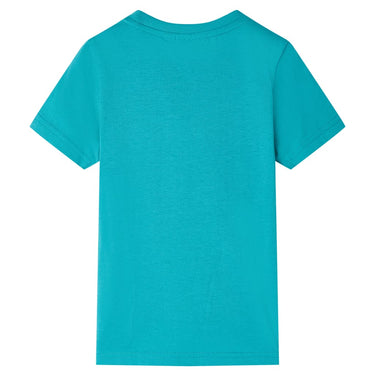 Vidaxl kindershirt met korte mouwen 128 donkermintkleurig