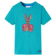 Vidaxl kindershirt met korte mouwen 140 donkermintkleurig