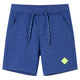 VidaXL Kindershorts met trekkoord 92 gemêleerd blauw