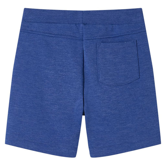 VidaXL Kindershorts met trekkoord 92 gemêleerd blauw