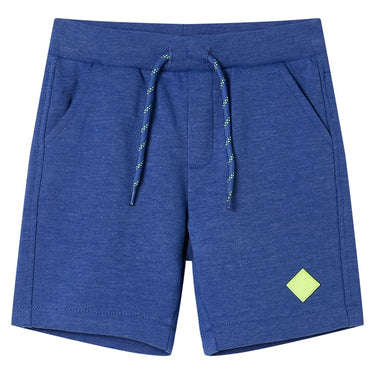 Vidaxl kindershorts met trekkoord 128 gemêleerd blauw
