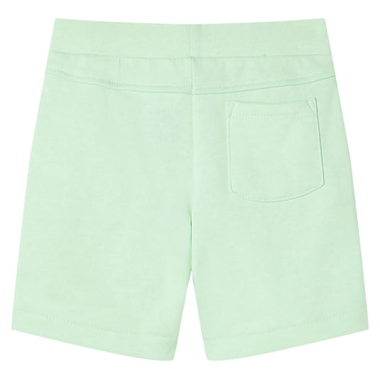 VidaXL Kindershorts met trekkoord 92 felgroen