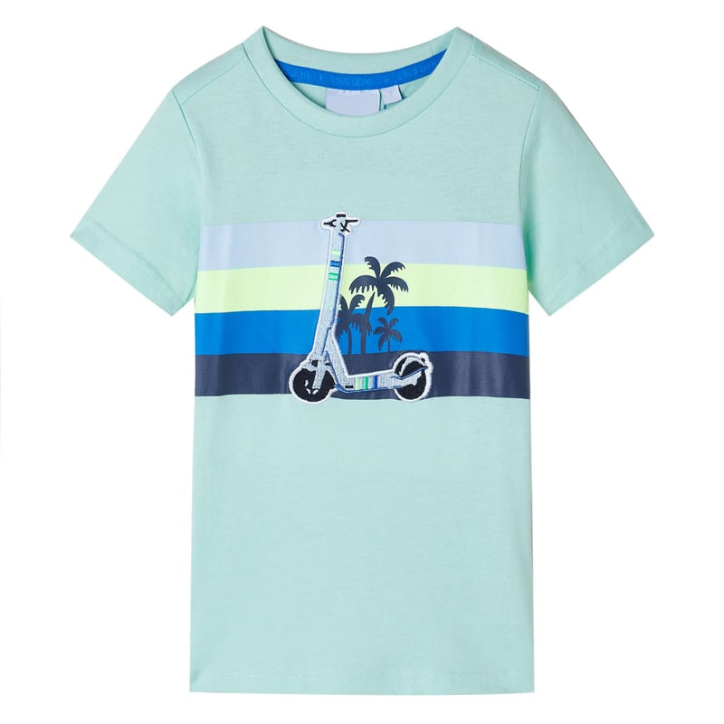 Afbeelding laden in galerijviewer, VidaXL Kindershirt 128 lichtmint
