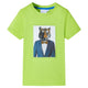 Vidaxl kindershirt met korte mouwen 116 limoengroen