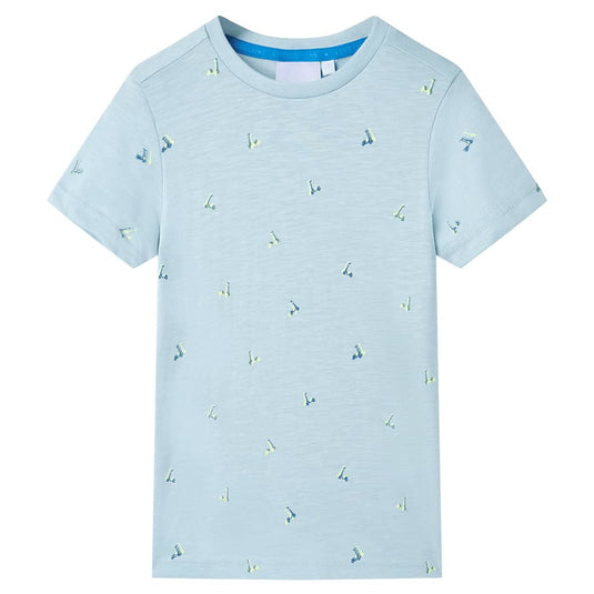 Vidaxl kindershirt 104 lichtblauw