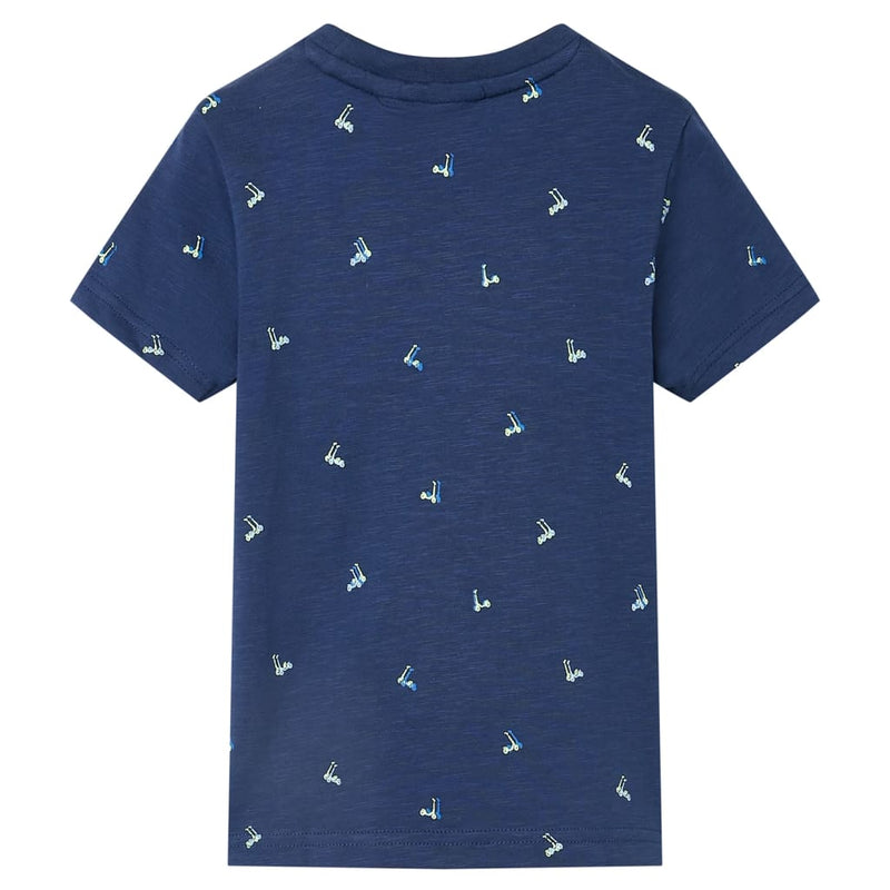 Load image into Gallery viewer, VidaXL Kindershirt 116 donkerblauw
