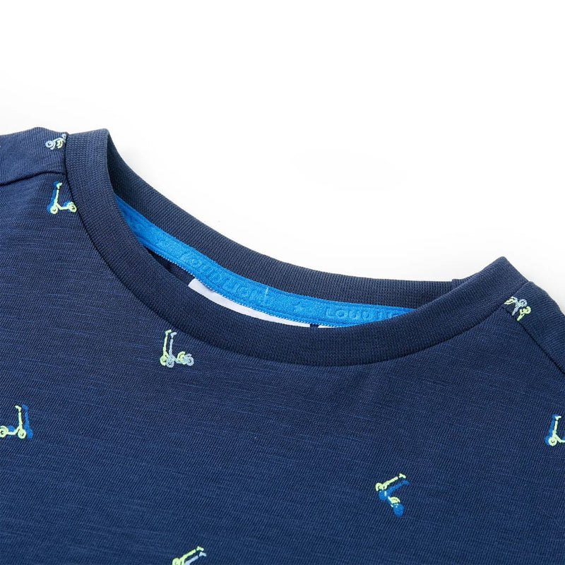 Load image into Gallery viewer, VidaXL Kindershirt 116 donkerblauw
