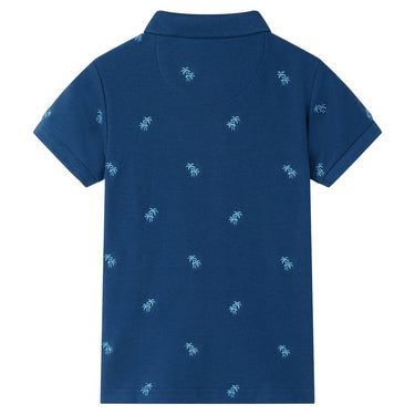 Vidaxl kinderpoloshirt 116 donkerblauw