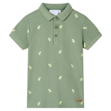Vidaxl kinderpoloshirt 140 kakikleurig
