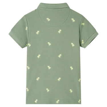 Vidaxl kinderpoloshirt 140 kakikleurig