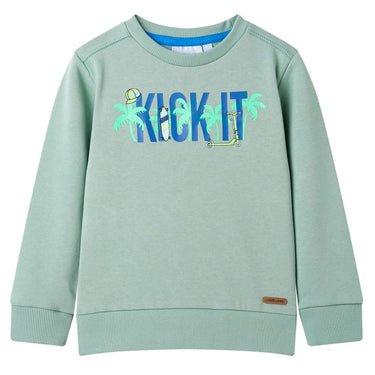 Vidaxl kindertrui 116 lichtkaki