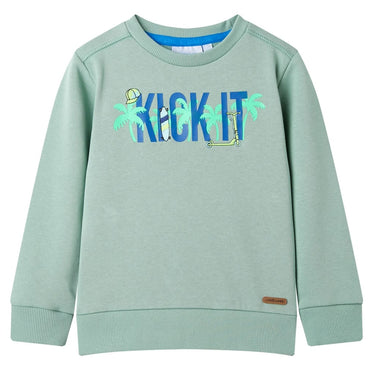 Vidaxl kindertrui 128 lichtkaki