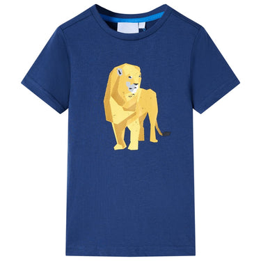 Vidaxl kindershirt 128 donkerblauw