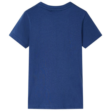 Vidaxl kindershirt 128 donkerblauw