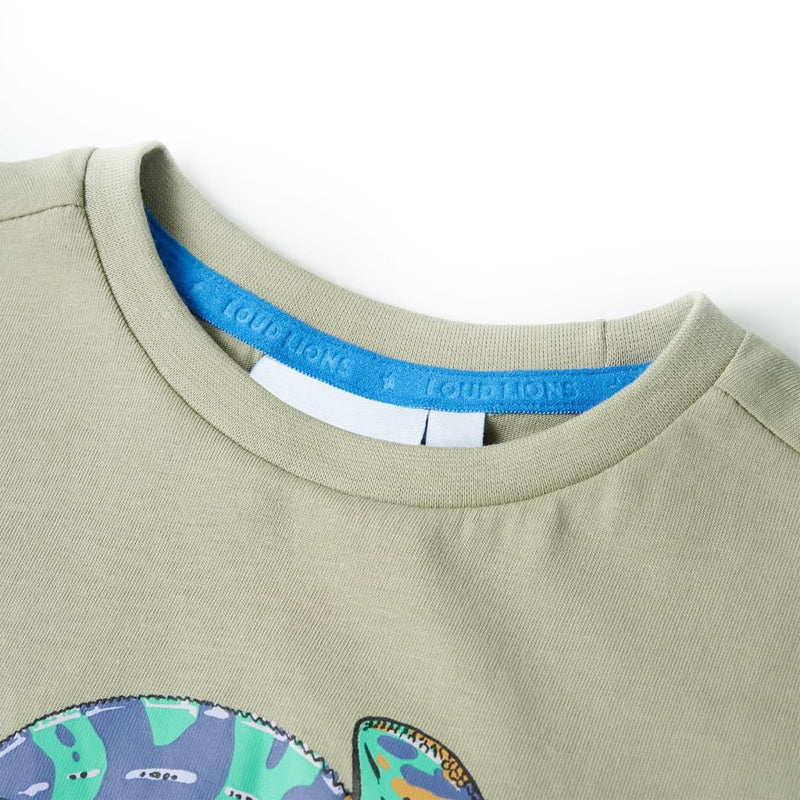 Load image into Gallery viewer, Vidaxl kindershirt met korte mouwen 104 lichtkakikleurig

