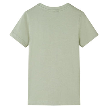 Vidaxl kindershirt met korte mouwen 116 lichtkakikleurig
