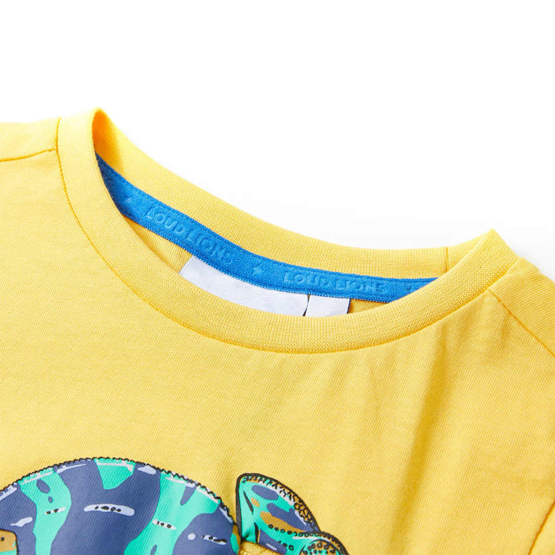 Load image into Gallery viewer, VidaXL Kindershirt met korte mouwen 92 lichtokerkleurig
