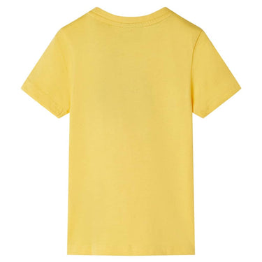 Vidaxl kindershirt met korte mouwen 116 lichtokerkleurig