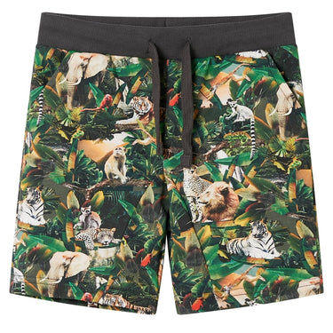 Vidaxl kindershorts met trekkoord 140 oudpetrol