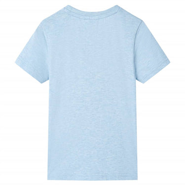Vidaxl kindershirt 104 gemêleerd zachtblauw