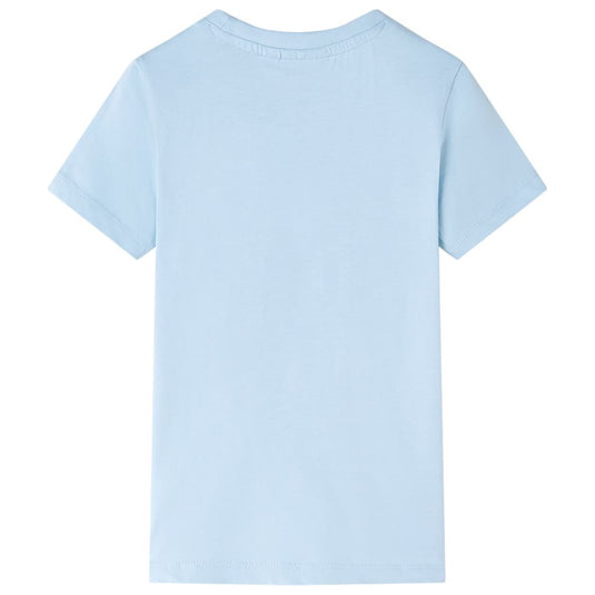 VidaXL Kindershirt 92 lichtblauw