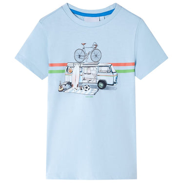 Vidaxl kindershirt 104 lichtblauw
