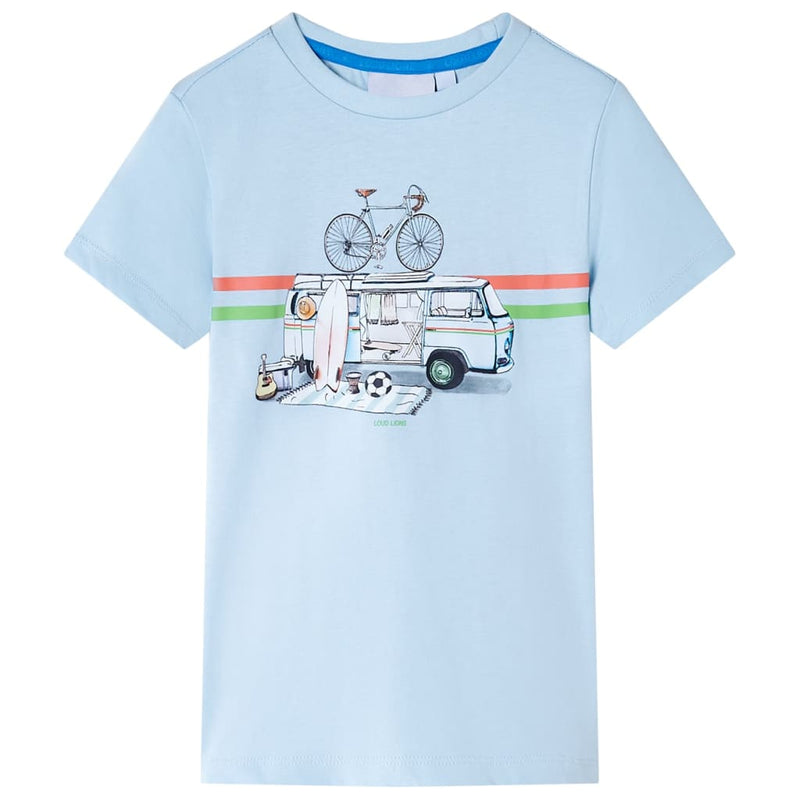Load image into Gallery viewer, Vidaxl kindershirt 128 lichtblauw
