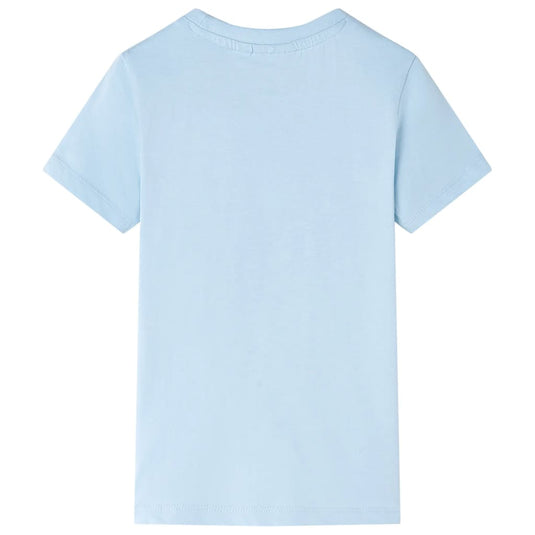 Vidaxl kindershirt 128 lichtblauw