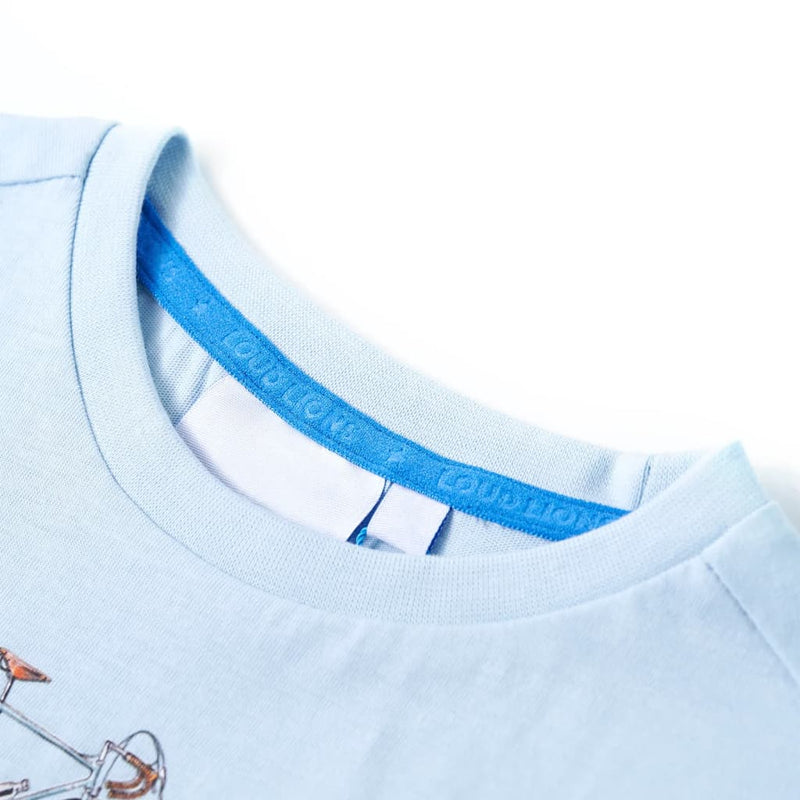 Load image into Gallery viewer, Vidaxl kindershirt 128 lichtblauw
