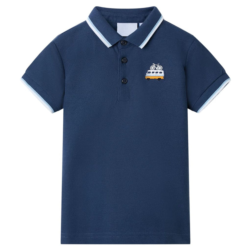 Load image into Gallery viewer, Vidaxl kinderpoloshirt 92 donkerblauw
