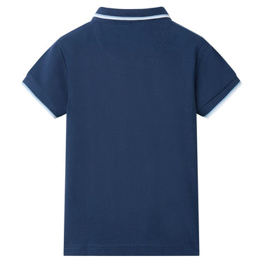 Vidaxl kinderpoloshirt 104 donkerblauw
