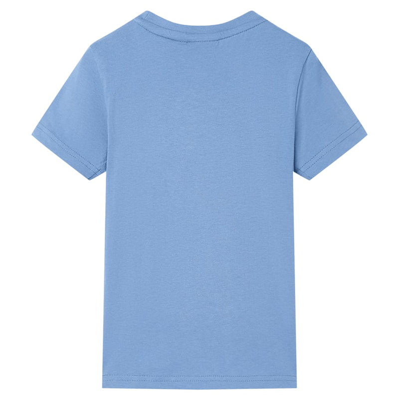 Afbeelding laden in galerijviewer, VidaXL Kindershirt 104 middelblauw
