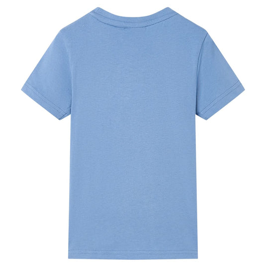 VidaXL Kindershirt 140 middenblauw