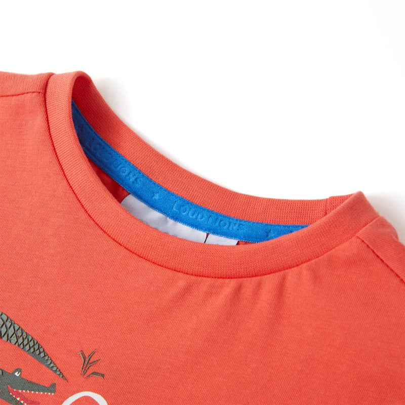 Load image into Gallery viewer, VidaXL Kindershirt met korte mouwen 104 lichtrood
