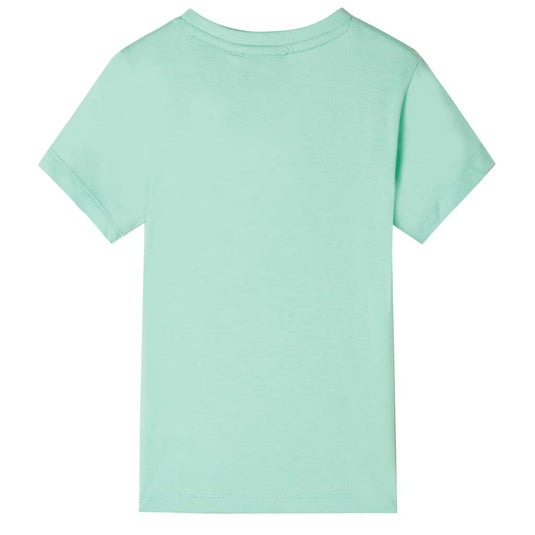 VidaXL Kindershirt met korte mouwen 128 lichtgroen