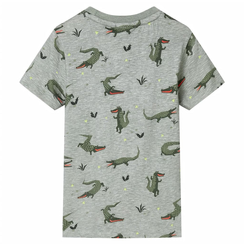 Load image into Gallery viewer, Vidaxl kindershirt 140 gemêleerd lichtkaki
