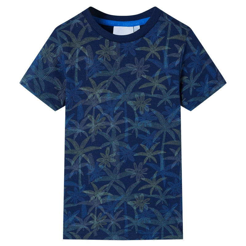 Load image into Gallery viewer, VidaXL Kindershirt 116 marineblauw
