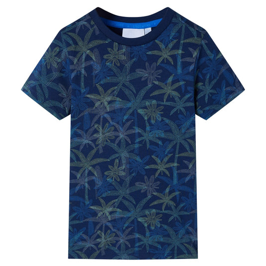 Vidaxl kindershirt 140 marineblauw