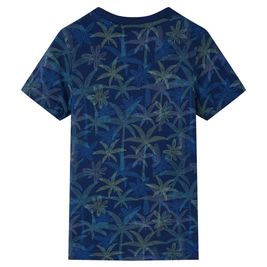 Vidaxl kindershirt 140 marineblauw
