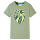 VidaXL Kindershirt 92 lichtkakikleurig