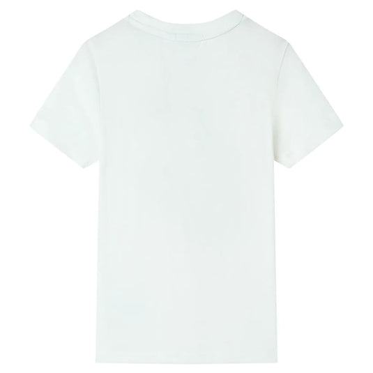 VidaXL Kindershirt met korte mouwen 92 ecru