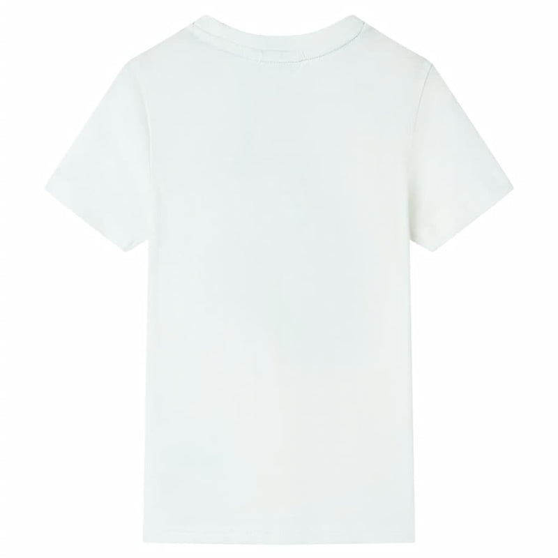 Load image into Gallery viewer, VidaXL Kindershirt met korte mouwen 104 ecru
