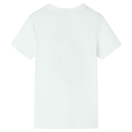 VidaXL Kindershirt met korte mouwen 116 ecru