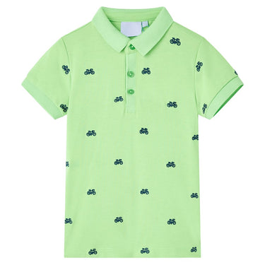 Vidaxl kinderpoloshirt 92 neongroen