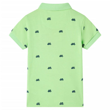 Vidaxl kinderpoloshirt 92 neongroen