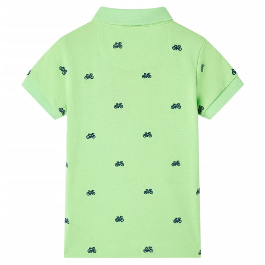 Vidaxl kinderpoloshirt 92 neongroen