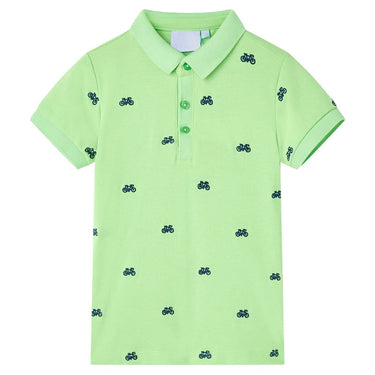 Vidaxl kinderpoloshirt 104 neongroen
