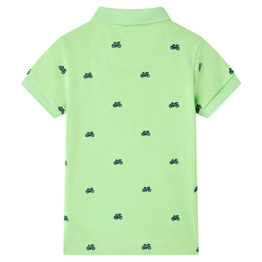 Vidaxl kinderpoloshirt 104 neongroen