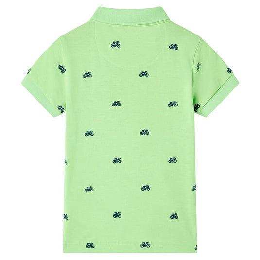 Vidaxl kinderpoloshirt 104 neongroen