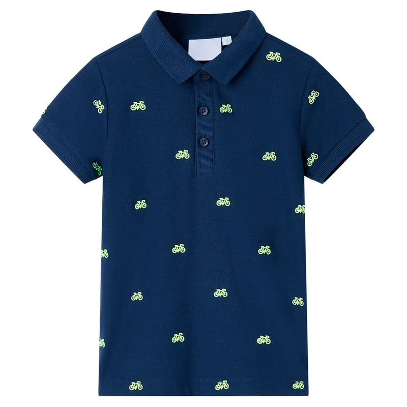 Load image into Gallery viewer, Vidaxl kinderpoloshirt 92 marineblauw

